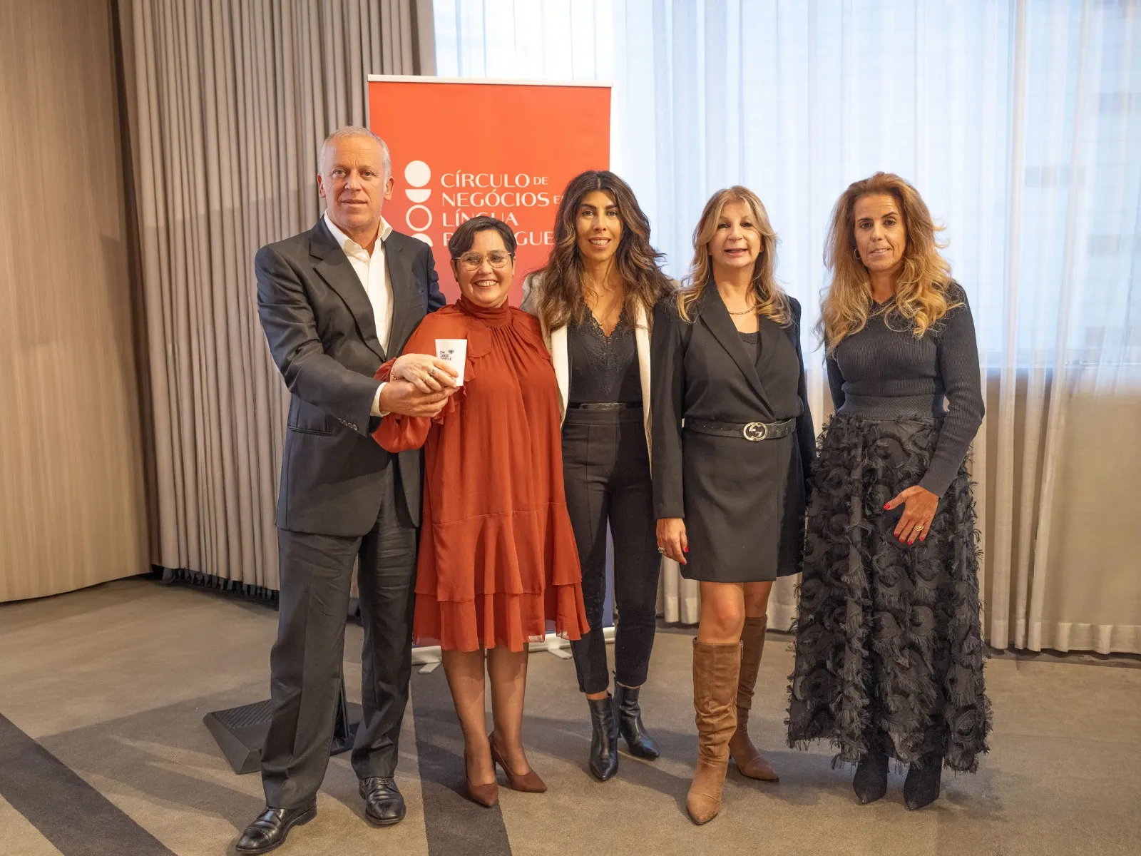 Olga Amorim with the CNLP team